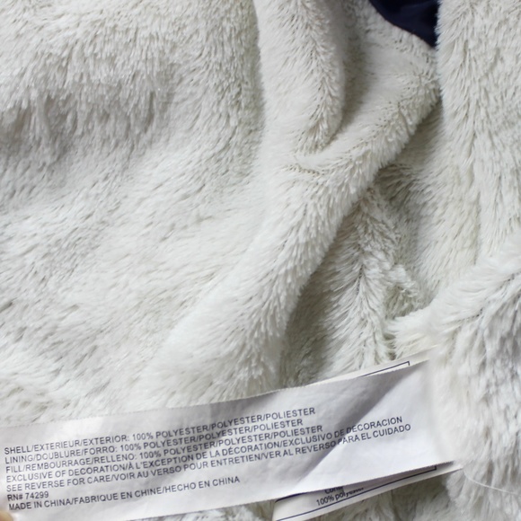 Steve Madden Blue Puffer Jacket Girls Sz 12 Months - Picture 7 of 8